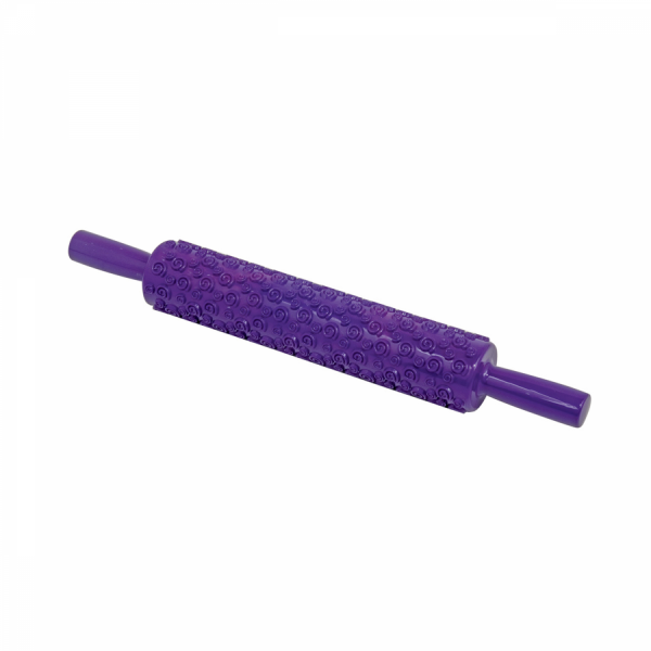 Rolling Pin Decorated Purple